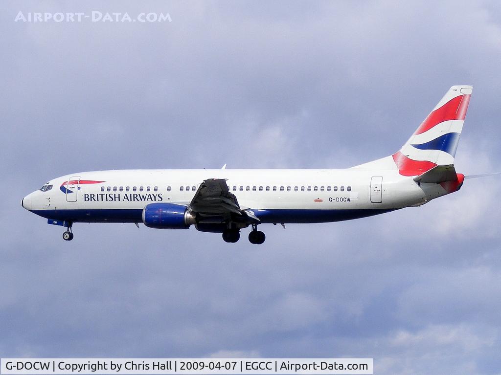 G-DOCW, 1992 Boeing 737-436 C/N 25856, British Airways