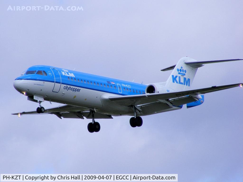 PH-KZT, 1995 Fokker 70 (F-28-0070) C/N 11541, KLM Cityhopper