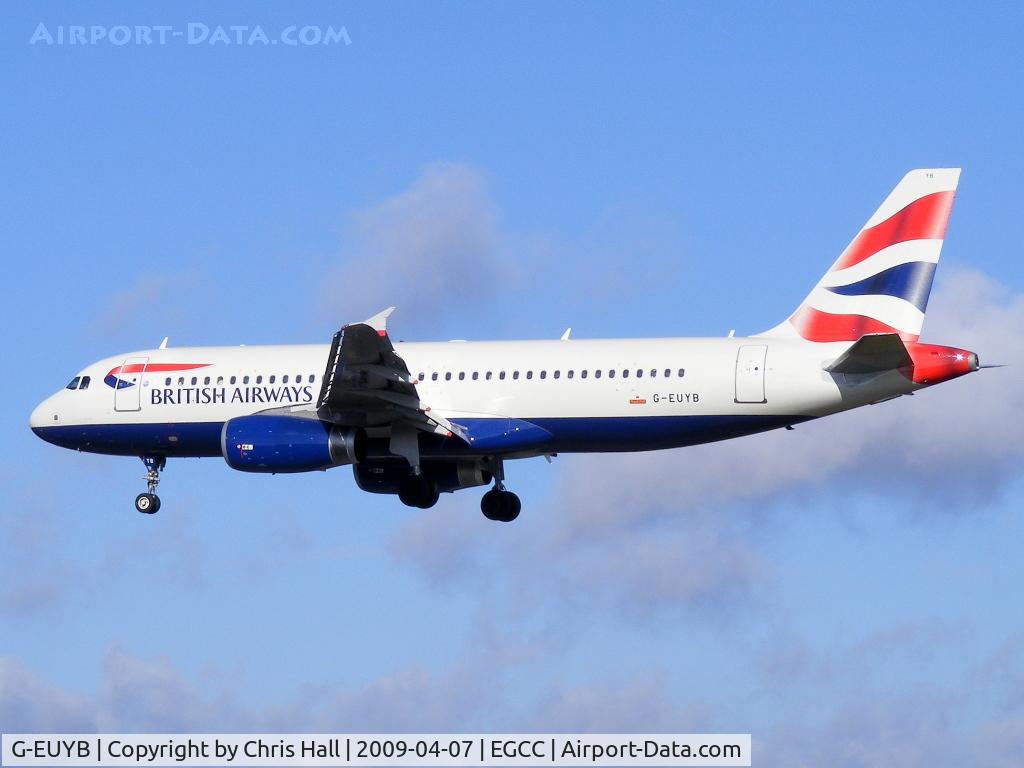 G-EUYB, 2008 Airbus A320-232 C/N 3703, British Airways
