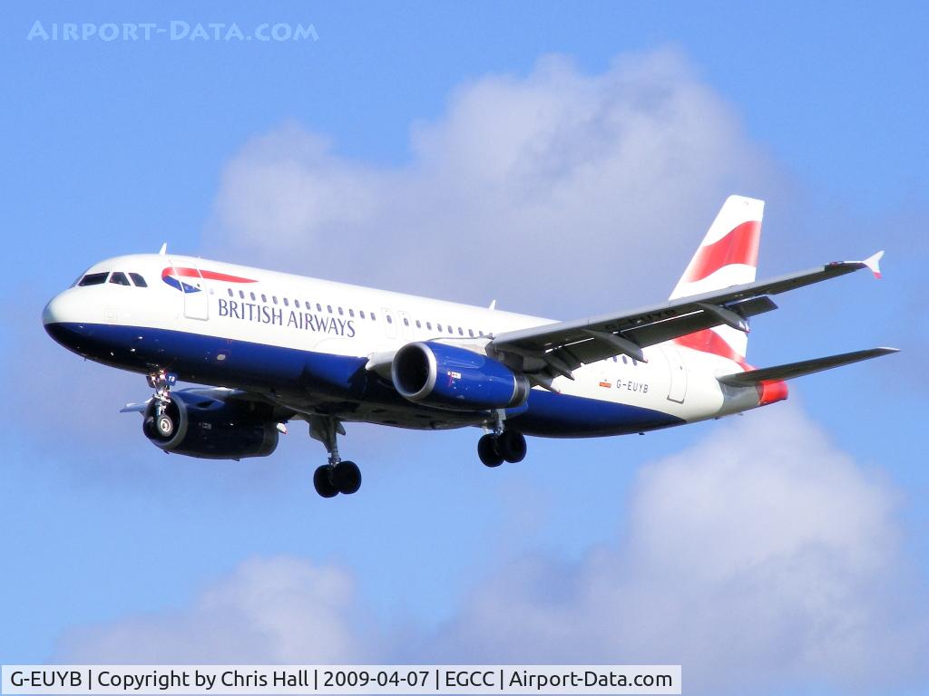 G-EUYB, 2008 Airbus A320-232 C/N 3703, British Airways
