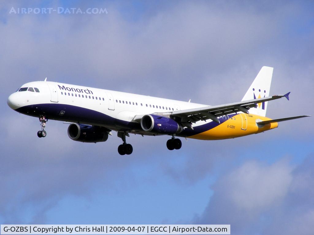 G-OZBS, 2001 Airbus A321-231 C/N 1428, Monarch