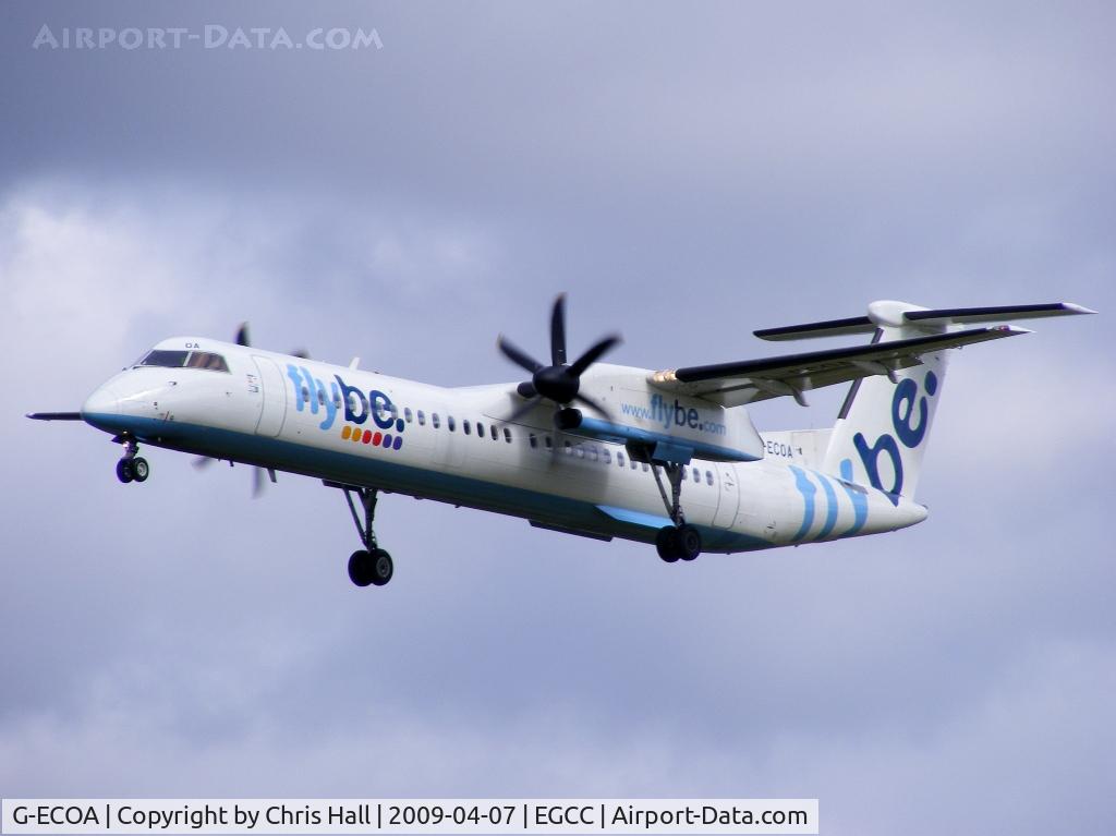 G-ECOA, 2007 De Havilland Canada DHC-8-402Q Dash 8 C/N 4180, flybe