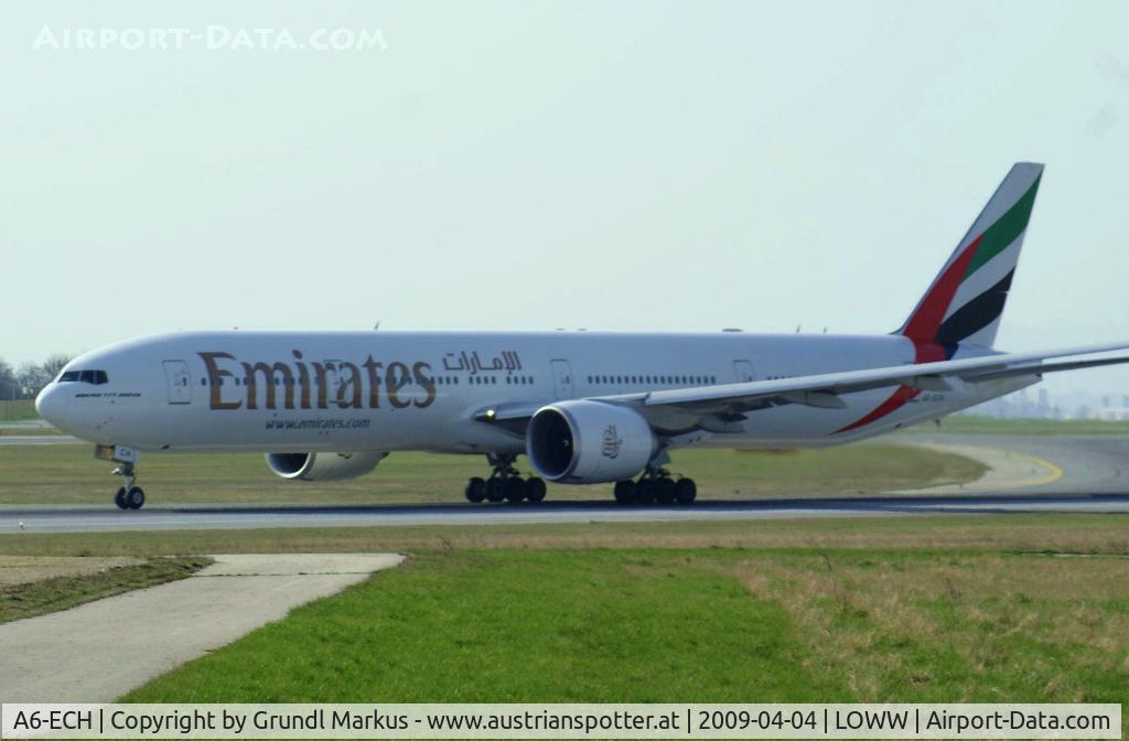 A6-ECH, 2008 Boeing 777-31H/ER C/N 35581, Emirates  B 777-31H/ER