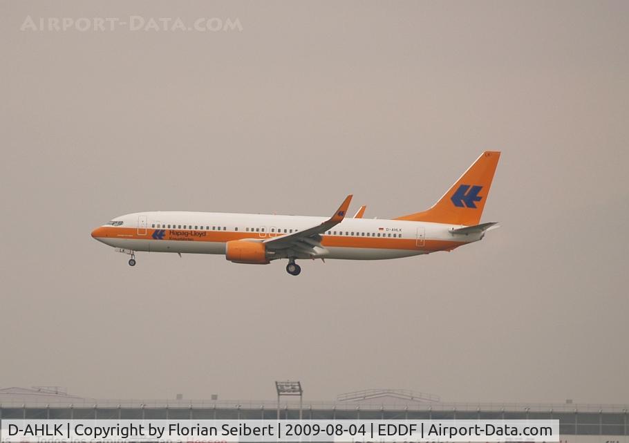 D-AHLK, 2008 Boeing 737-8K5 C/N 35143, Tuifly (Hapag Lloyd Kreuzfahrten) Boeing 737-8K5