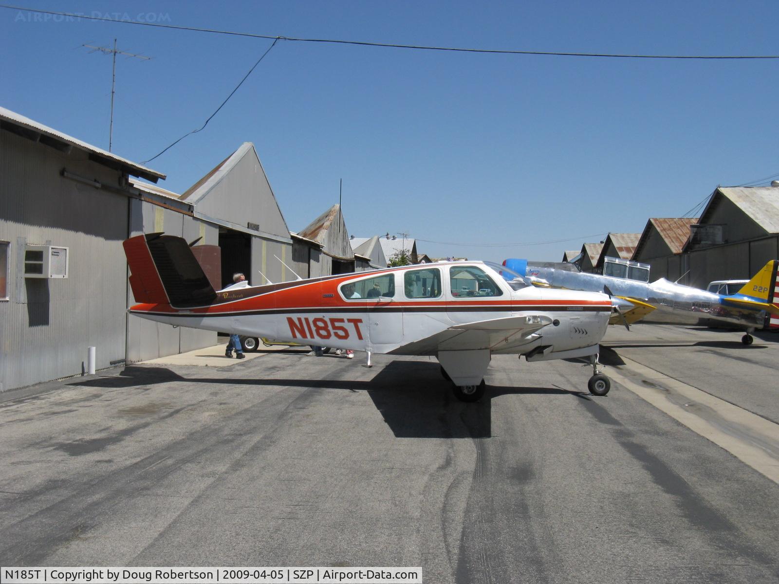N185T, 1974 Beech V35B Bonanza C/N D-9672, 1974 Beech V35B BONANZA, Continental IO-520-B 285 Hp