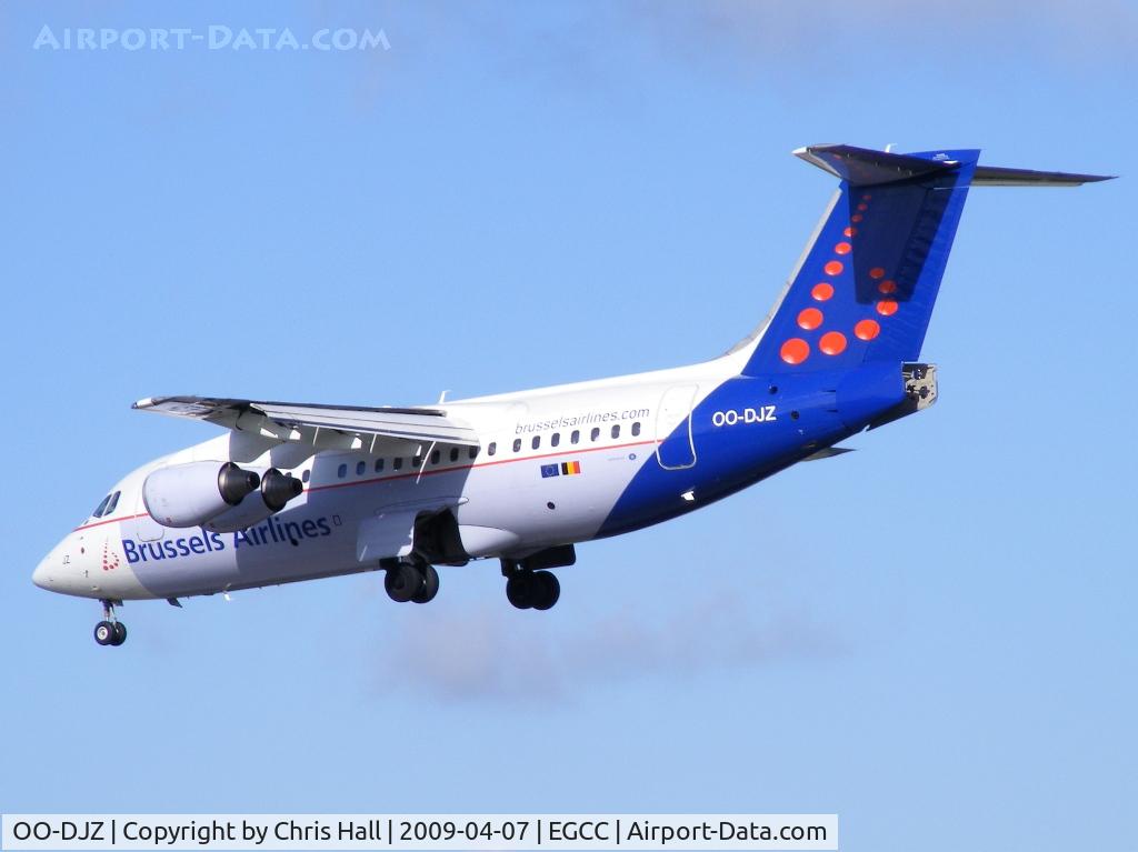 OO-DJZ, 1997 British Aerospace Avro 146-RJ85 C/N E.2305, Brussels Airlines