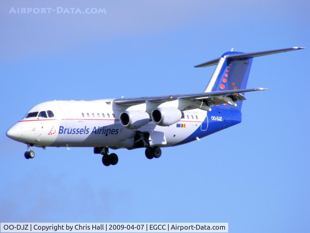 OO-DJZ, 1997 British Aerospace Avro 146-RJ85 C/N E.2305, Brussels Airlines