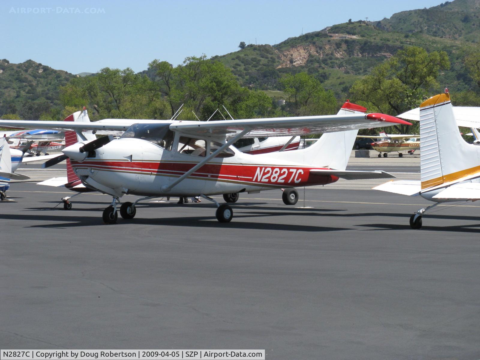 N2827C, 1978 Cessna R182 Skylane RG C/N R18200233, 1978 Cessna R182 SKYLANE RG, Lycoming O-540-L3C5D derated to 235 Hp, 28 V. electrical system