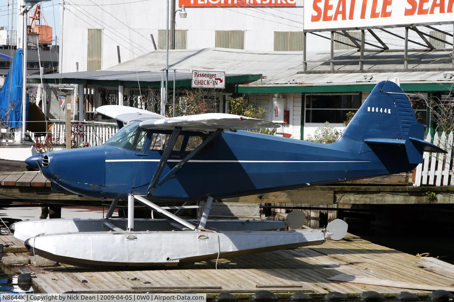 N8644K, 1947 Stinson 108-1 Voyager C/N 108-1644, 0W0