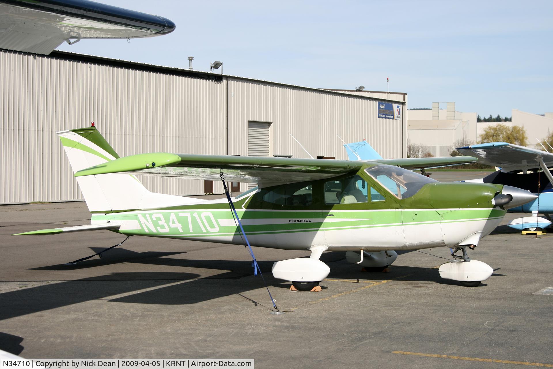 N34710, 1973 Cessna 177B Cardinal C/N 17701949, KRNT