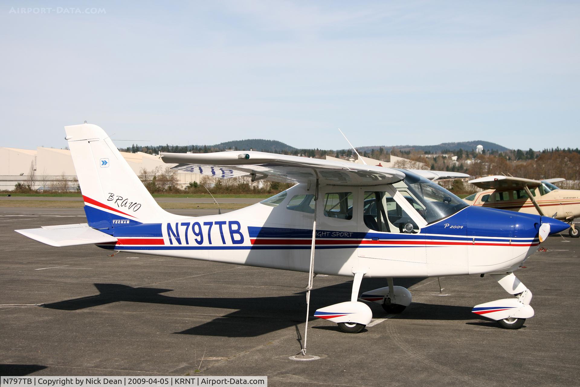 N797TB, 2007 Tecnam P-2004 Bravo C/N 090, KRNT