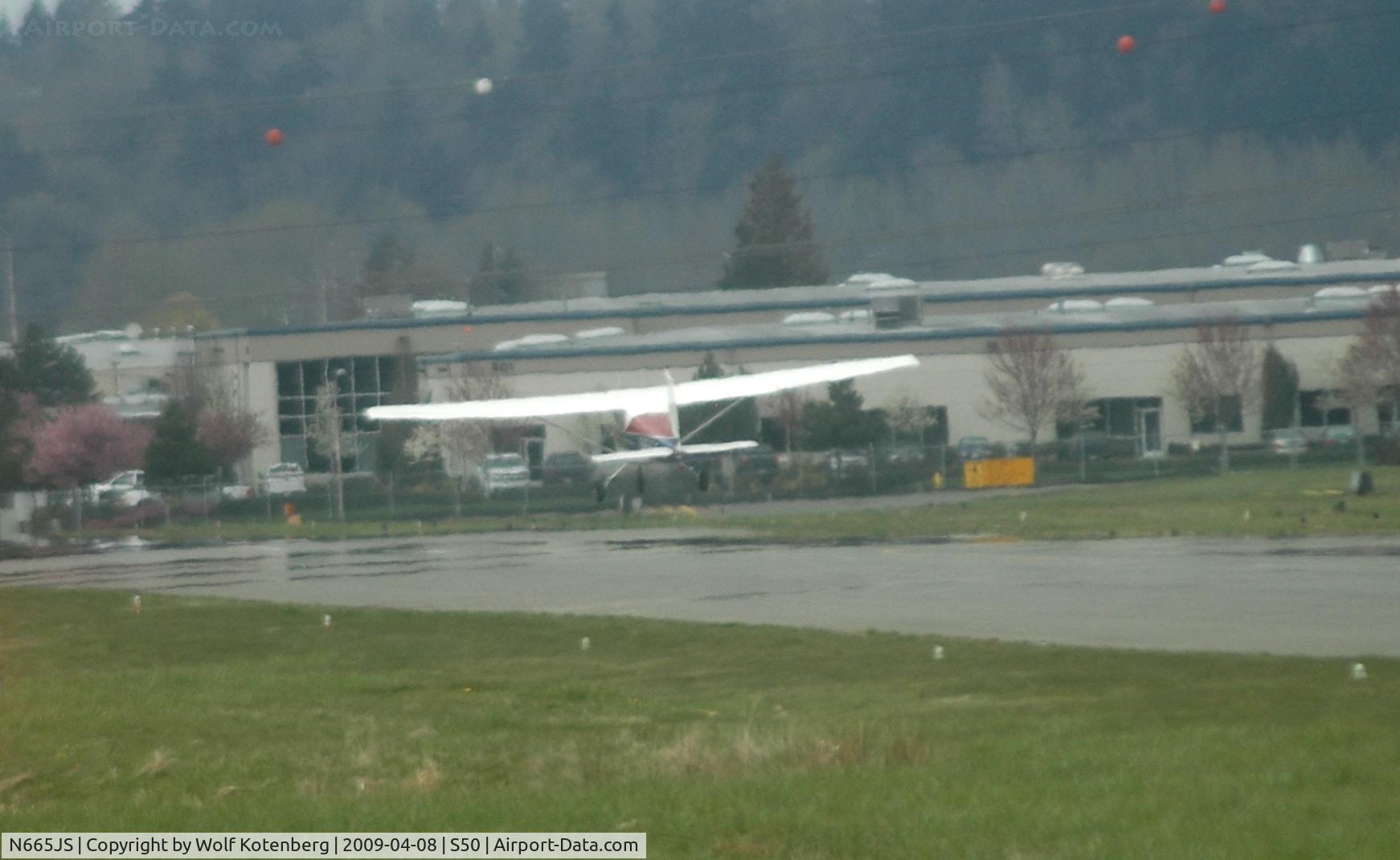 N665JS, 1957 Cessna 172 C/N 36435, flying