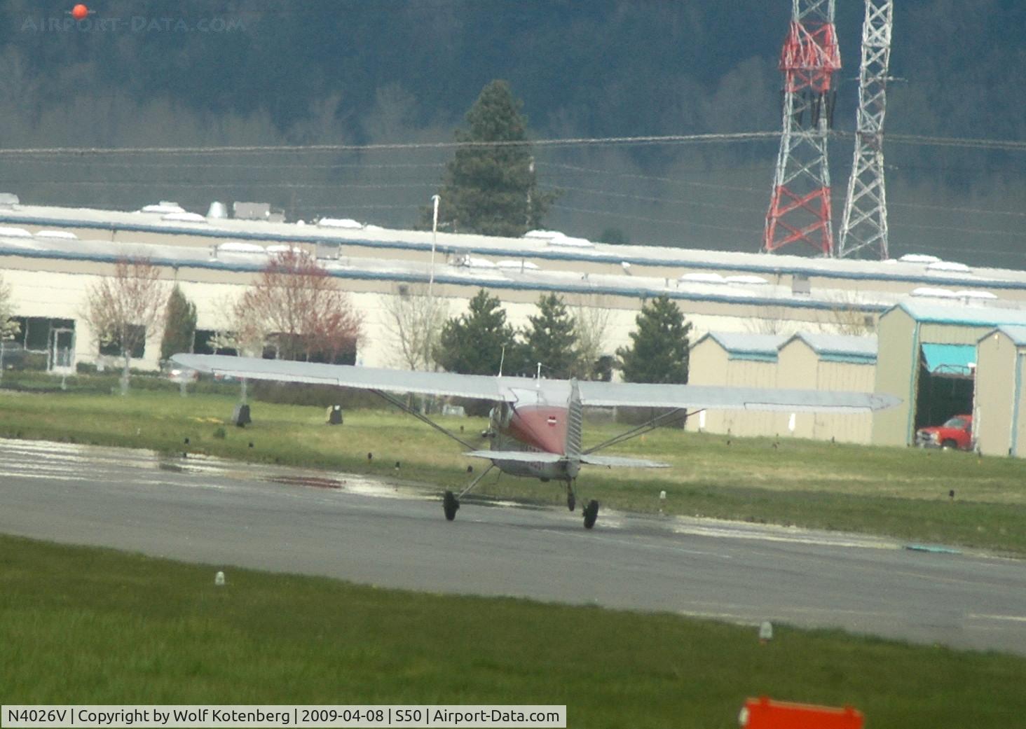 N4026V, 1948 Cessna 170 C/N 18345, at speed