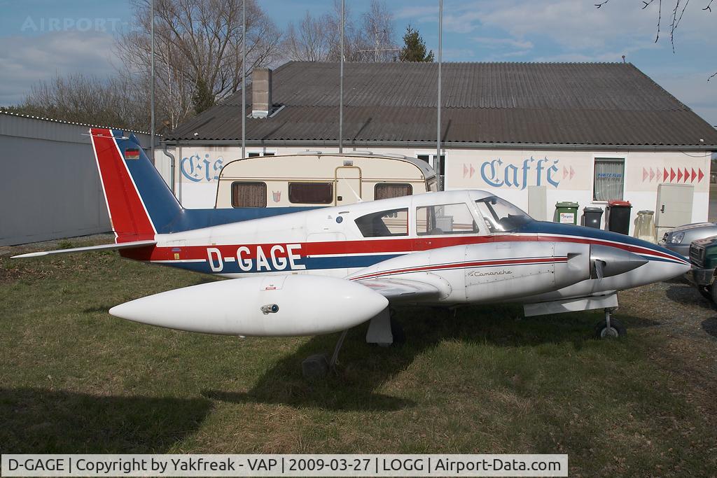 D-GAGE, 1966 Piper PA-30-160B Twin Comanche Twin Comanche C/N 30-804, Piper 30