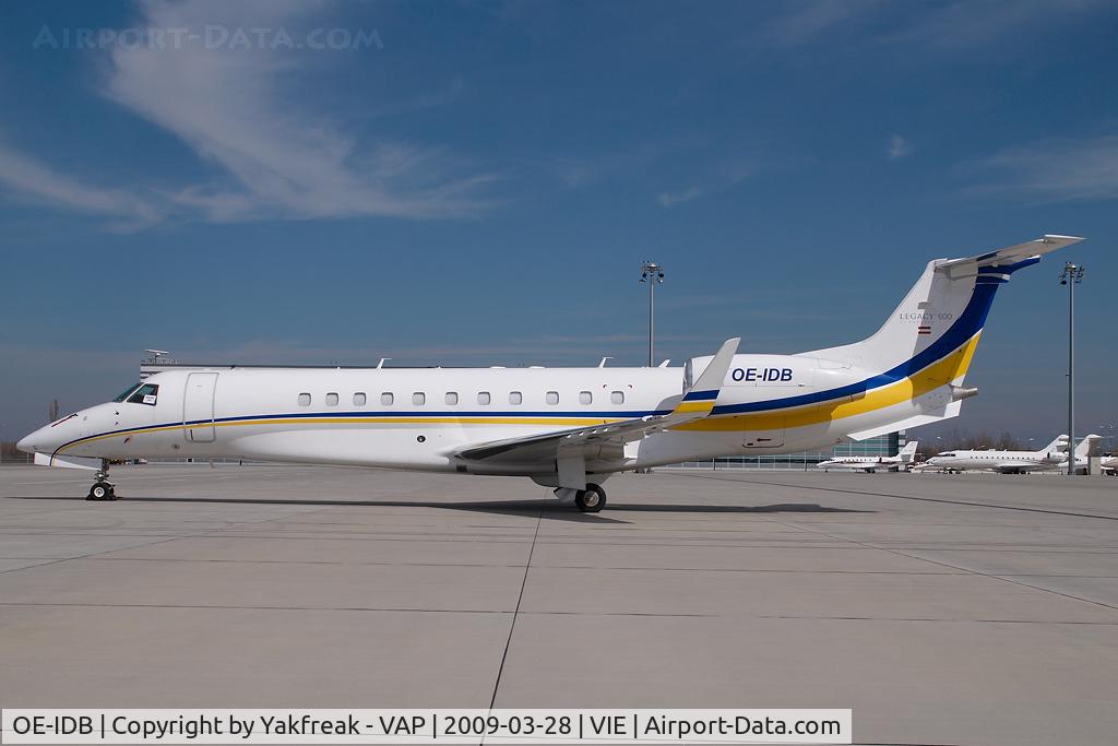 OE-IDB, 2007 Embraer EMB-135BJ Legacy 600 C/N 14500999, Jet Alliance Embraer 135