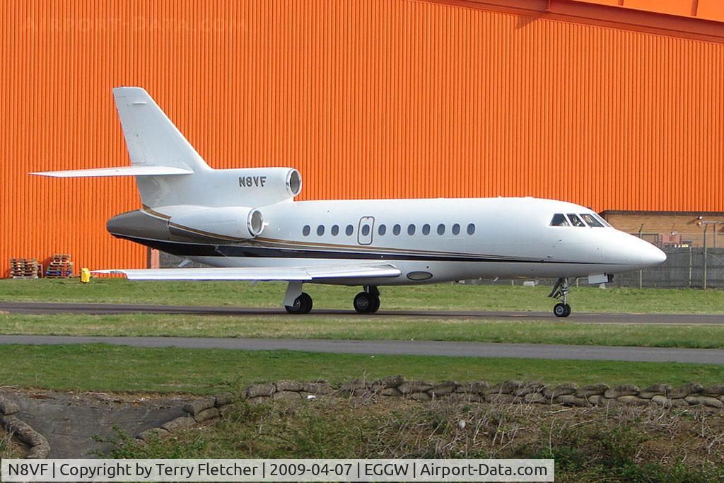 N8VF, 1986 Dassault-Breguet Falcon (Mystere) 900 C/N 12, Falcon 900 at Luton