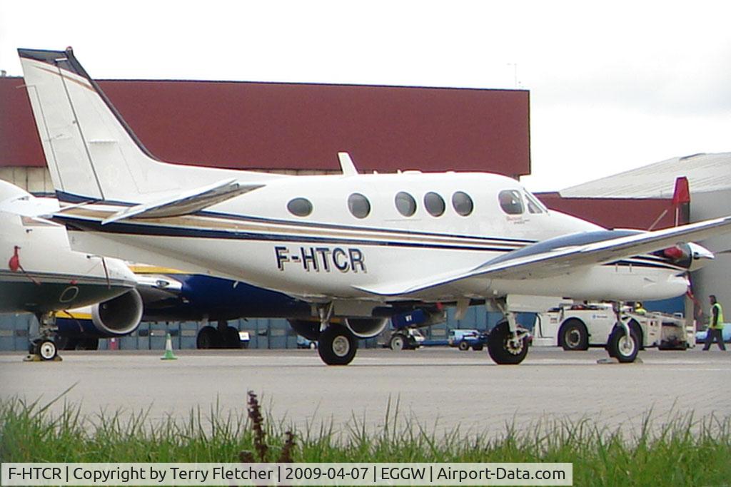 F-HTCR, 2008 Hawker Beechcraft C90GTI King Air C/N LJ-1887, Beech 90 at Luton