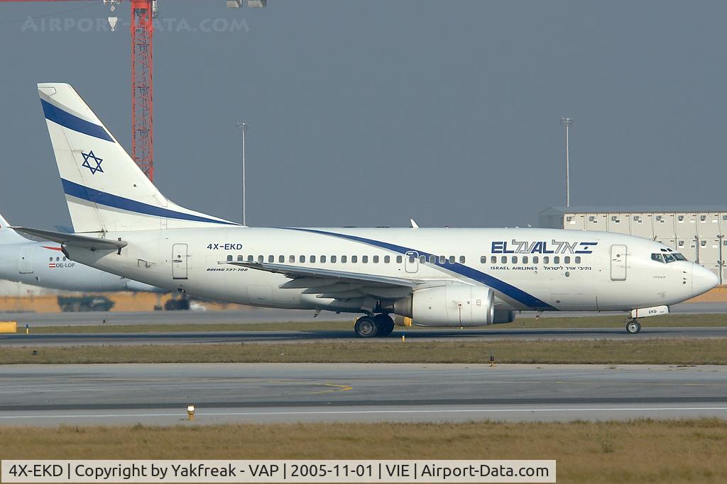 4X-EKD, 1999 Boeing 737-758 C/N 29960, El Al Boeing 737-700