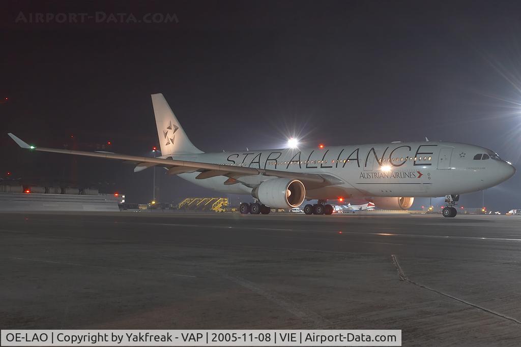 OE-LAO, 2000 Airbus A330-223 C/N 181, Austrian Airlines Airbus 330-200