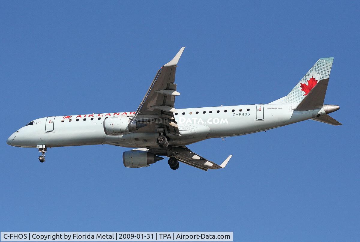 C-FHOS, 2007 Embraer 190AR (ERJ-190-100IGW) C/N 19000101, Air Canada E190