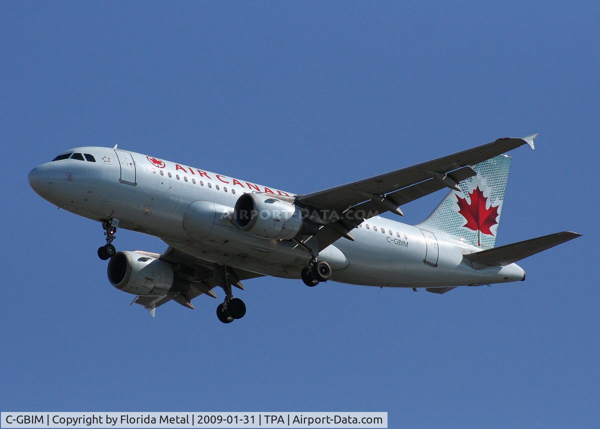 C-GBIM, 1998 Airbus A319-114 C/N 840, Air Canada A319