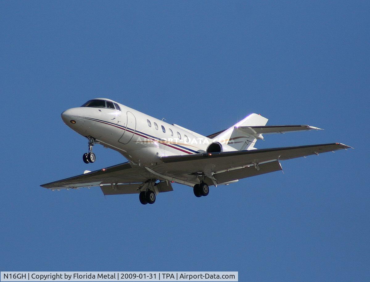 N16GH, 1986 British Aerospace BAe.125 Series 800A C/N 258065, BAE 125 Series 800A