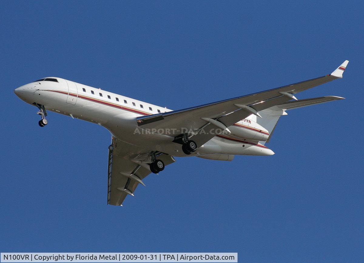 N100VR, 2001 Bombardier BD-700-1A10 Global Express C/N 9098, Global Express in for Superbowl