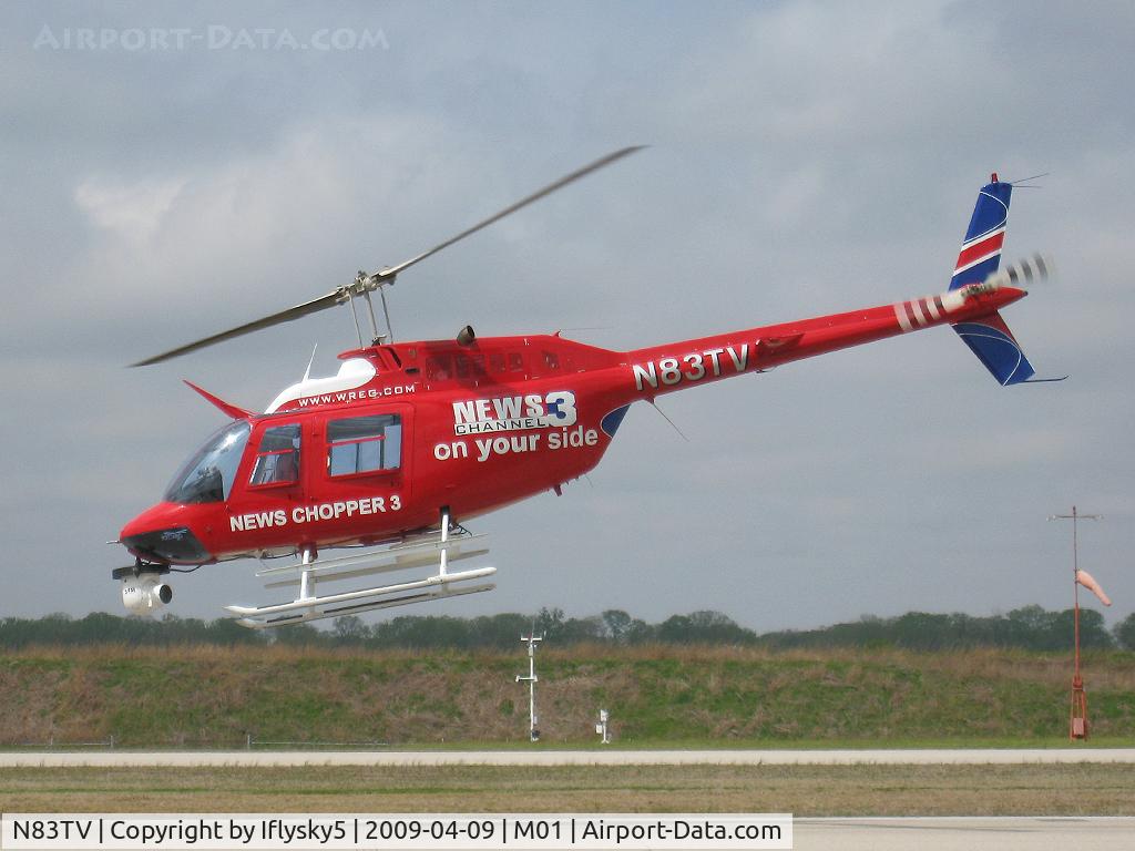 N83TV, Bell 206B JetRanger C/N 3098, N83TV BELL 206B WREG