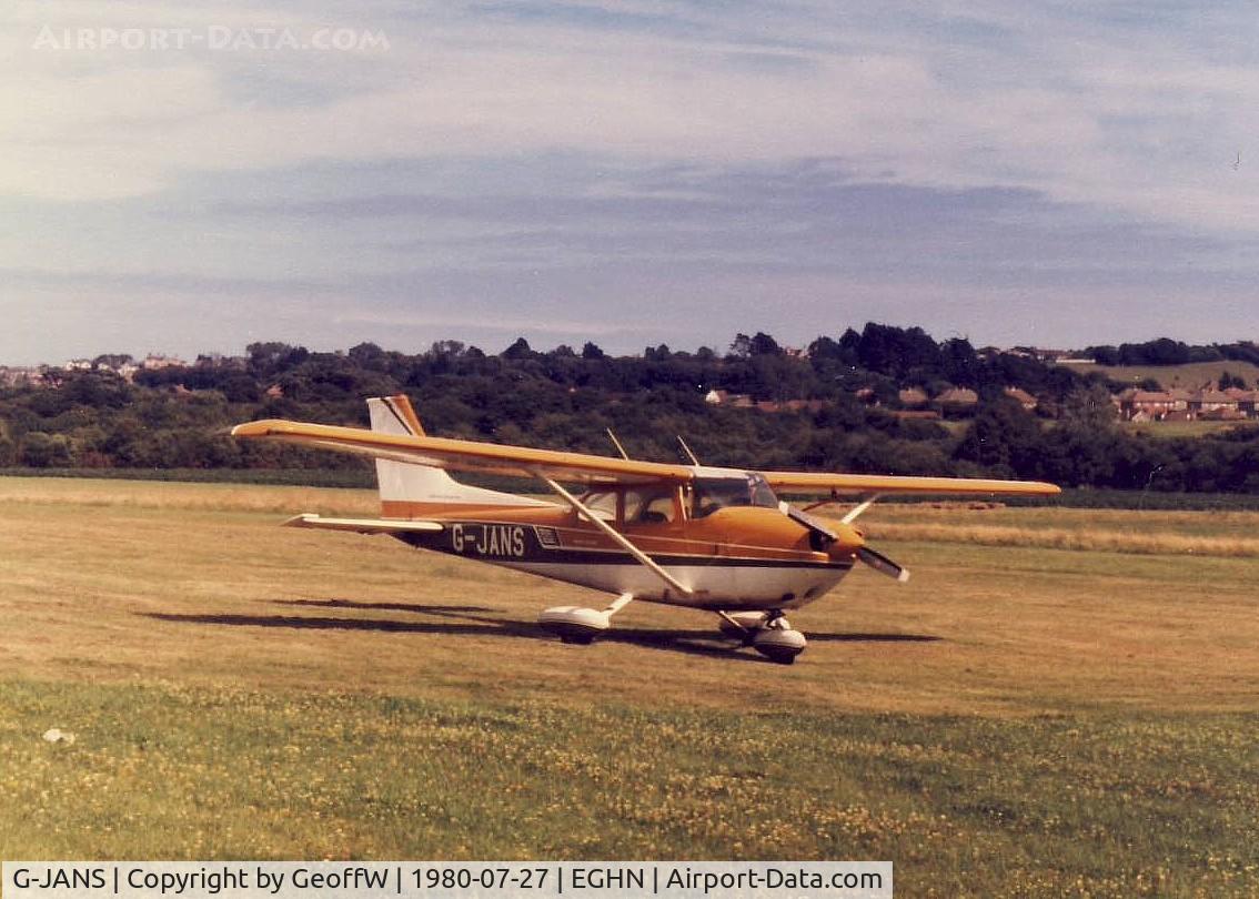 G-JANS, 1973 Reims FR172J Reims Rocket C/N 0414, Cessna FR172J Rocket G-JANS visiting Sandown July 1980