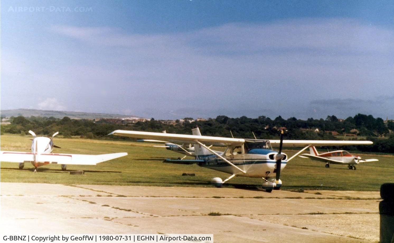 G-BBNZ, 1973 Reims F172M Skyhawk Skyhawk C/N 1054, Resident Cessna F172M G-BBNZ at Sandown July 1980