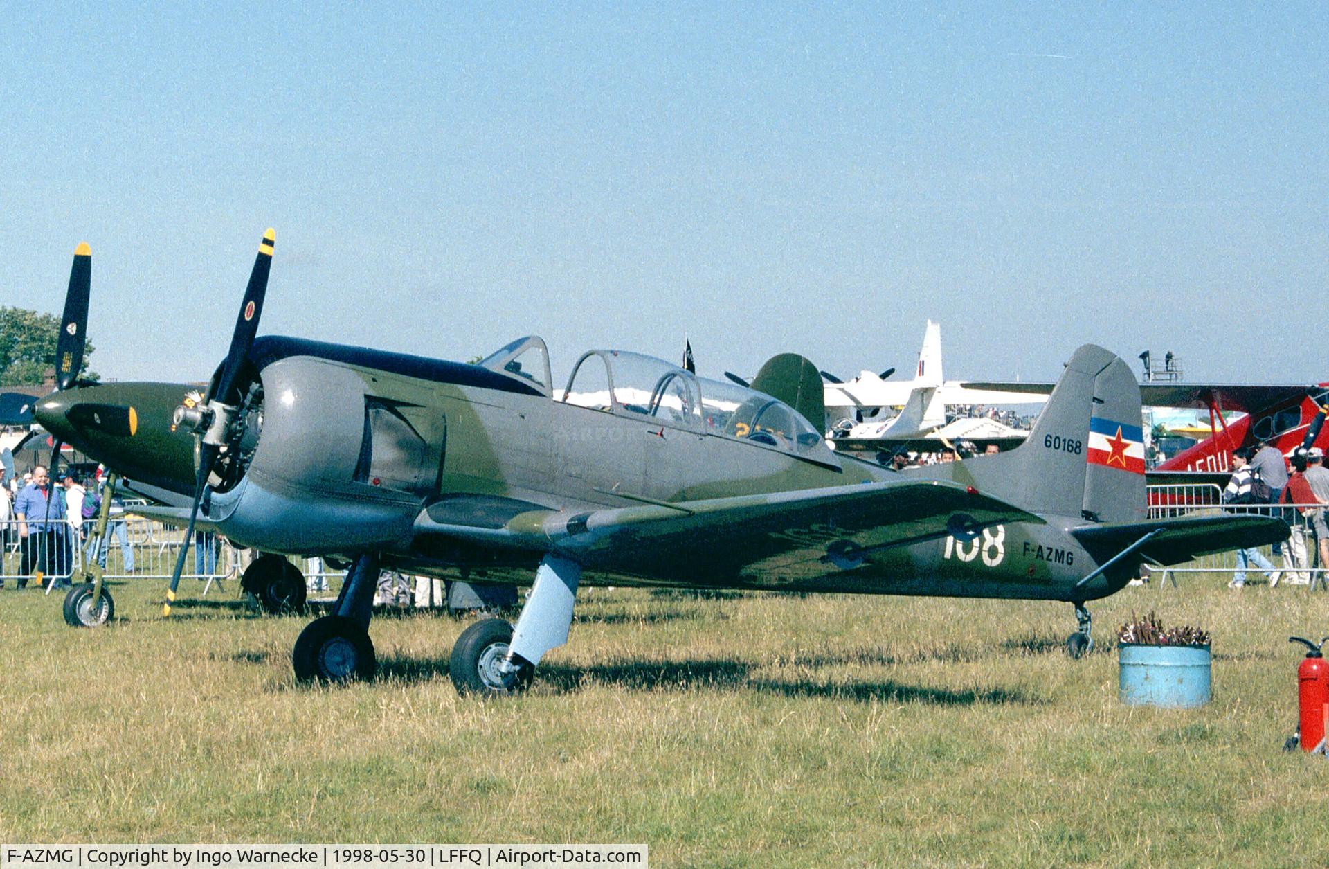F-AZMG, Soko 522 C/N 60168, SOKO 522  at the Meeting Aerien 1998, La-Ferte-Alais, Cerny