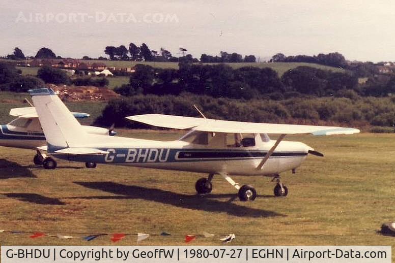 G-BHDU, 1979 Reims F152 C/N 1681, Resident Cessna F152 G-BHDU at Sandown July 1980