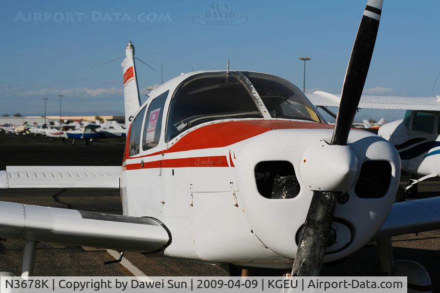 N3678K, 1967 Piper PA-28-140 C/N 28-23684, KGEU