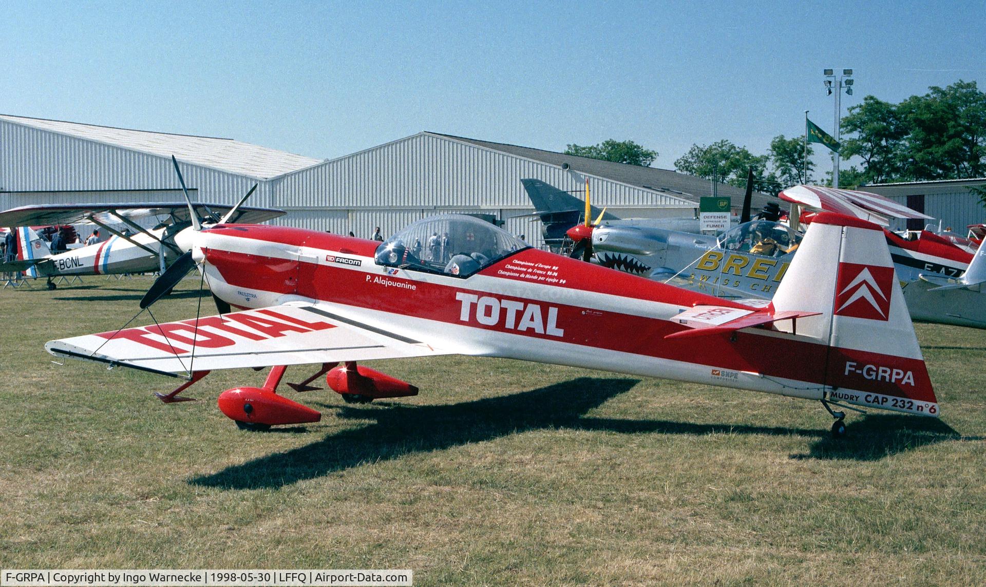 F-GRPA, Mudry CAP-232 C/N 06, Mudry CAP-232 of P. Alajouanine at the Meeting Aerien 1998, La-Ferte-Alais, Cerny