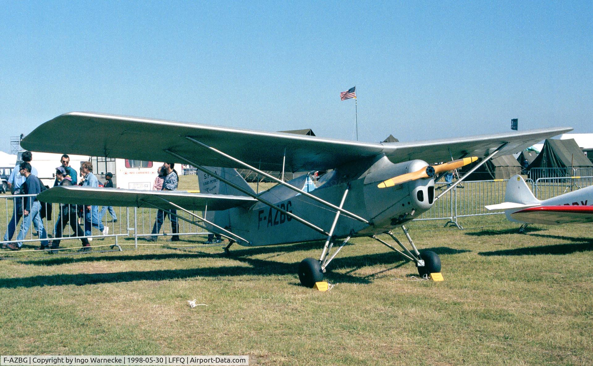 F-AZBG, SFCA Peyret Taupin TYPE VI C/N 10, Peyret S.F.C.A. VI Taupin at the Meeting Aerien 1998, La-Ferte-Alais, Cerny