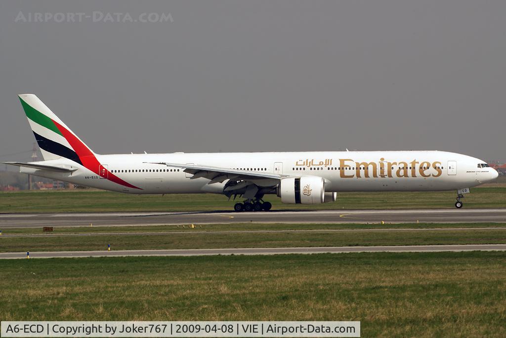 A6-ECD, 2007 Boeing 777-36N/ER C/N 32795, Emirates Boeing 777-31H(ER)