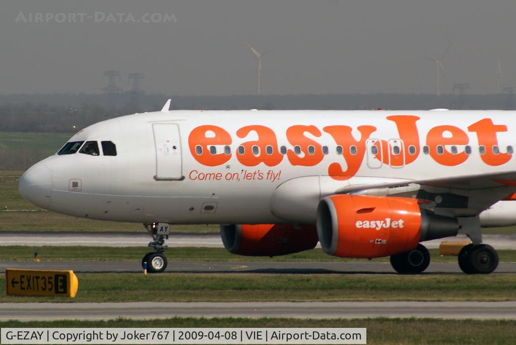 G-EZAY, 2006 Airbus A319-111 C/N 2827, EasyJet Airbus A319-111