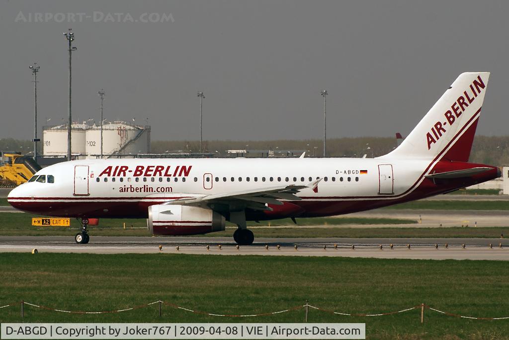 D-ABGD, 2004 Airbus A319-132 C/N 2335, Air Berlin Airbus A319-132