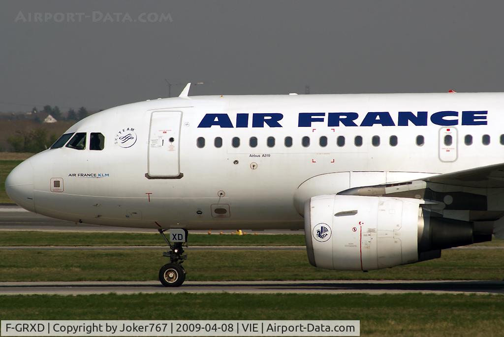 F-GRXD, 2002 Airbus A319-111 C/N 1699, Air France Airbus A319-111