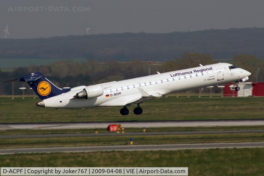 D-ACPF, 2001 Canadair CRJ-701ER (CL-600-2C10) Regional Jet C/N 10030, Lufthansa Regional (CityLine) Canadair Regional Jet CRJ701ER