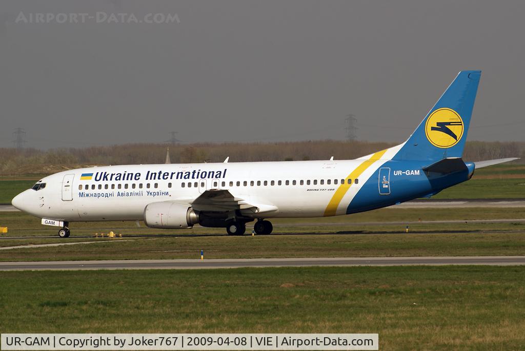 UR-GAM, Boeing 737-4Y0 C/N 25190/2256, Ukraine International Airlines Boeing 737-4Y0