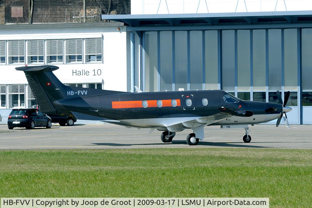 HB-FVV, 2006 Pilatus PC-12/47 C/N 778, back to the place it came from: the Pilatus factories.