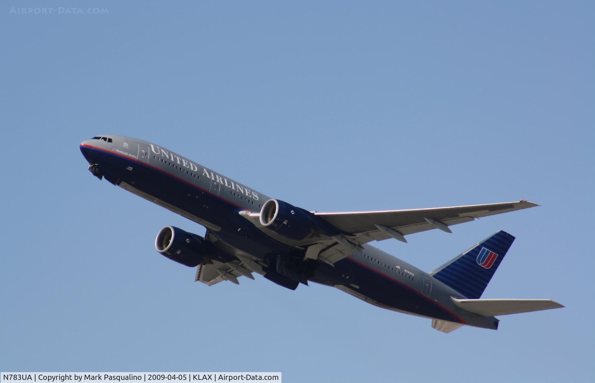 N783UA, 1997 Boeing 777-222/ER C/N 26950, Boeing 777-200
