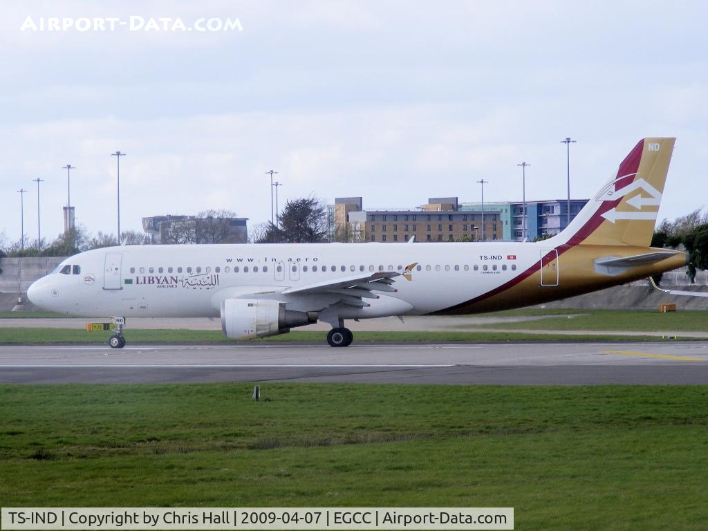 TS-IND, 1992 Airbus A320-212 C/N 348, Libyan Airlines