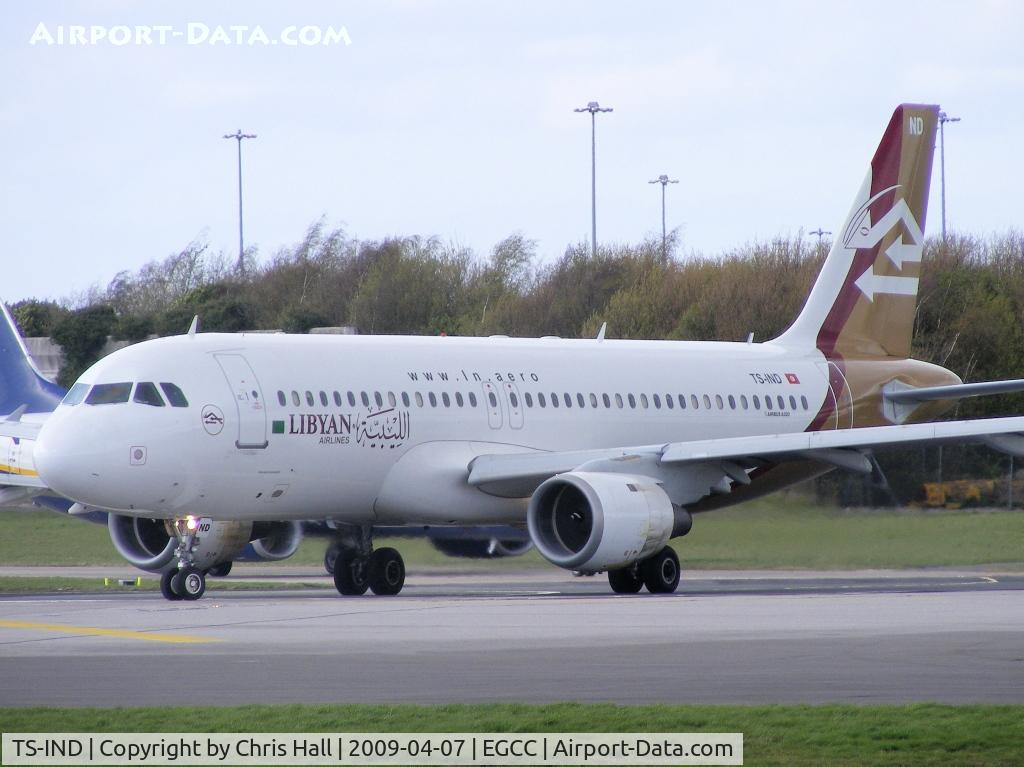 TS-IND, 1992 Airbus A320-212 C/N 348, Libyan Airlines