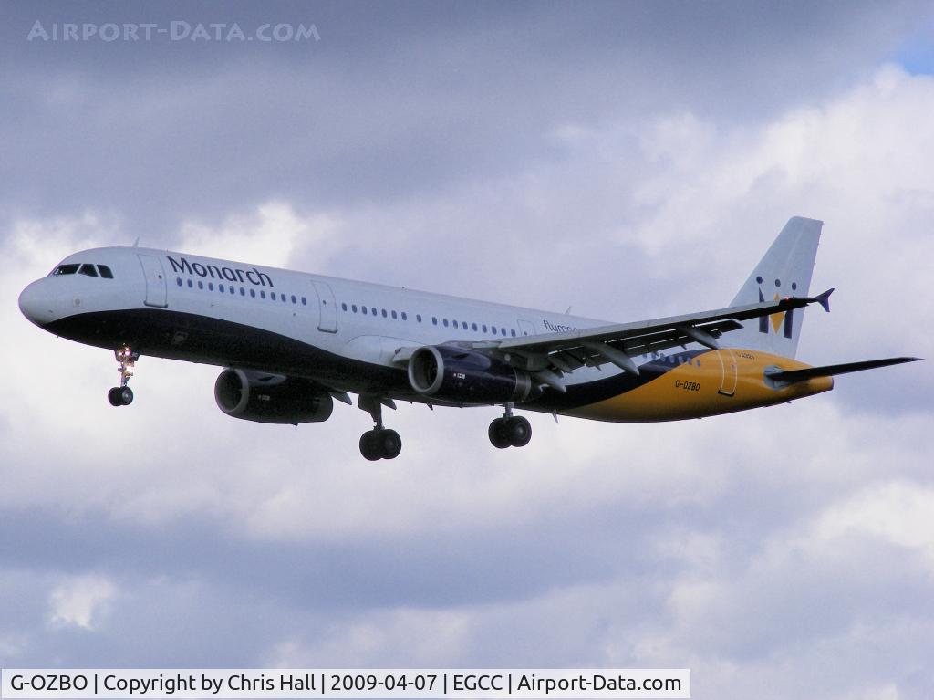G-OZBO, 2000 Airbus A321-231 C/N 1207, Monarch