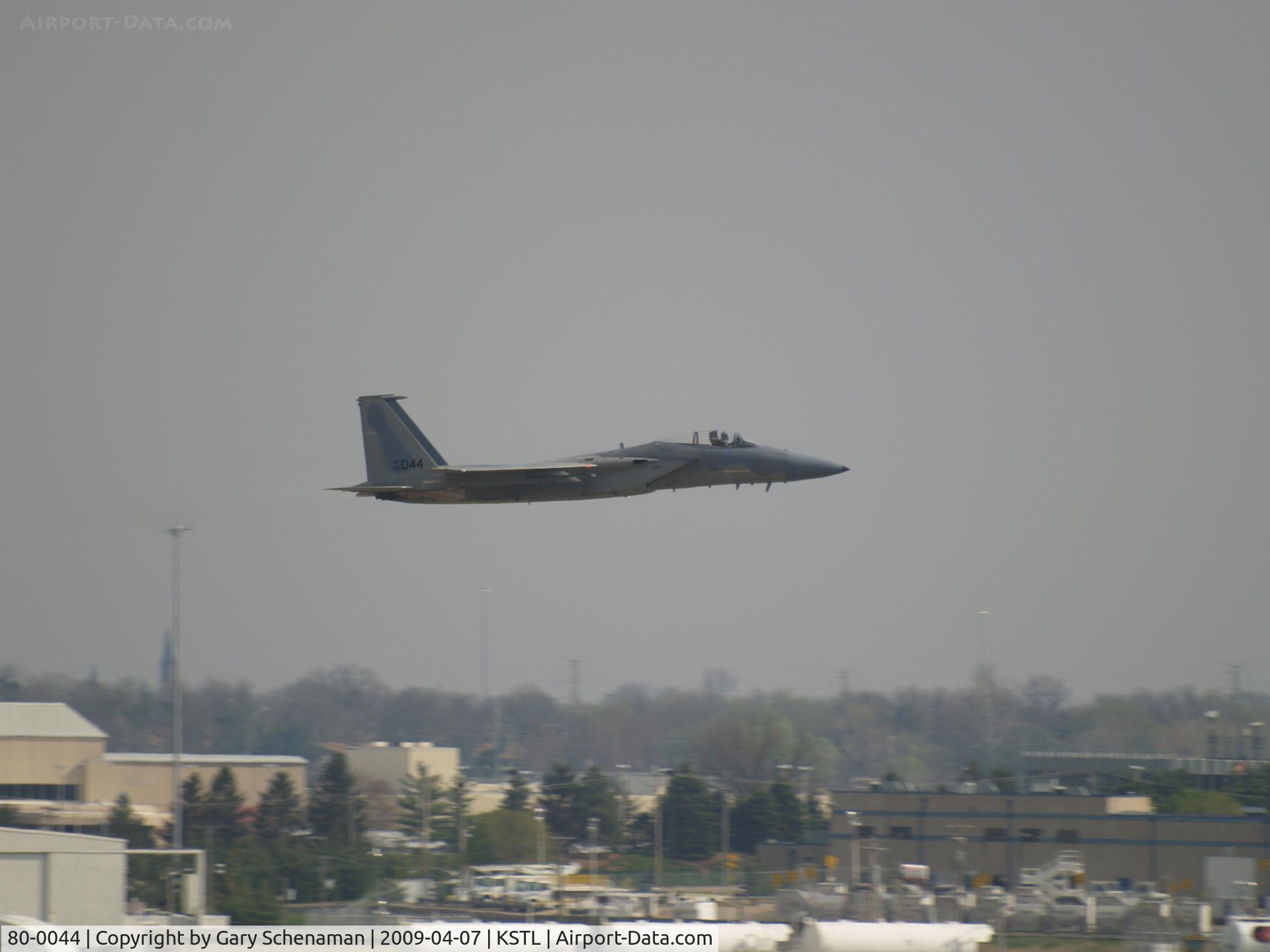 80-0044, 1980 Mcdonnell Douglas F-15C Eagle C/N 0711/C193, F-15 TAKING OFF FROM KSTL