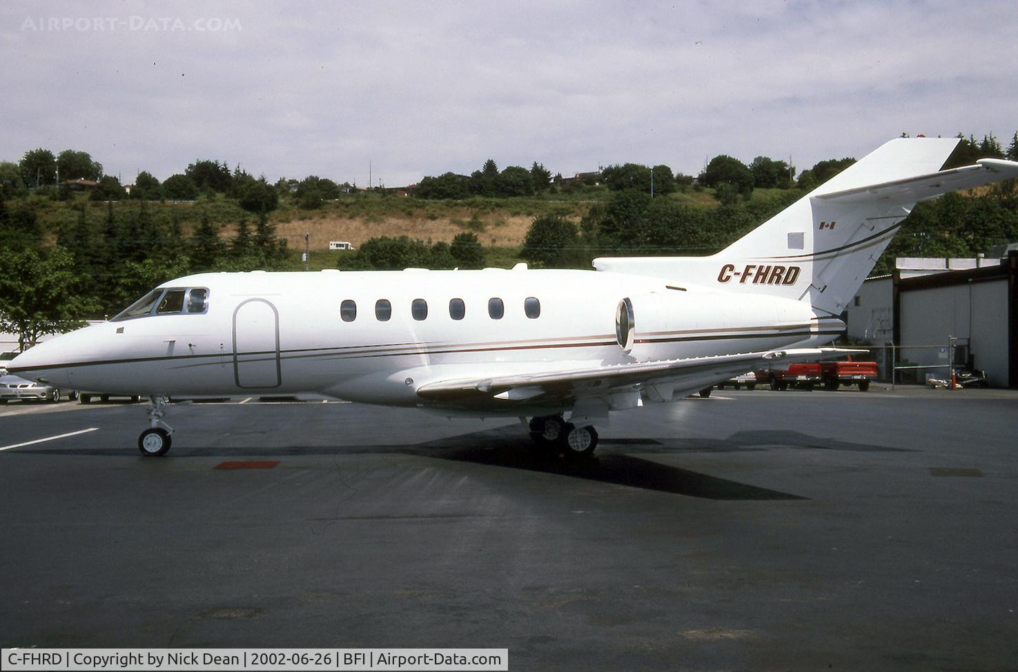 C-FHRD, 2000 Raytheon Hawker 800XP C/N 258460, KBFI