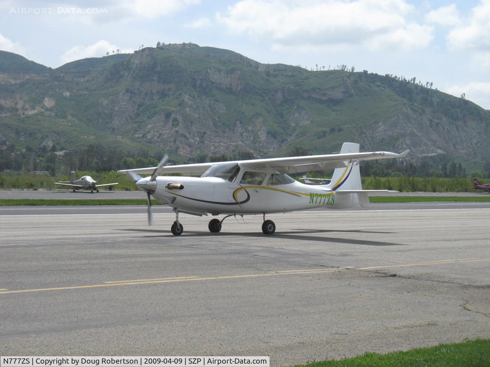 N777ZS, 2007 Hollmann Super Stallion C/N 030, 2007 Dierenfield HOLLMANN SUPER STALLION, Walter M601D 724 shp turboprop, taxi