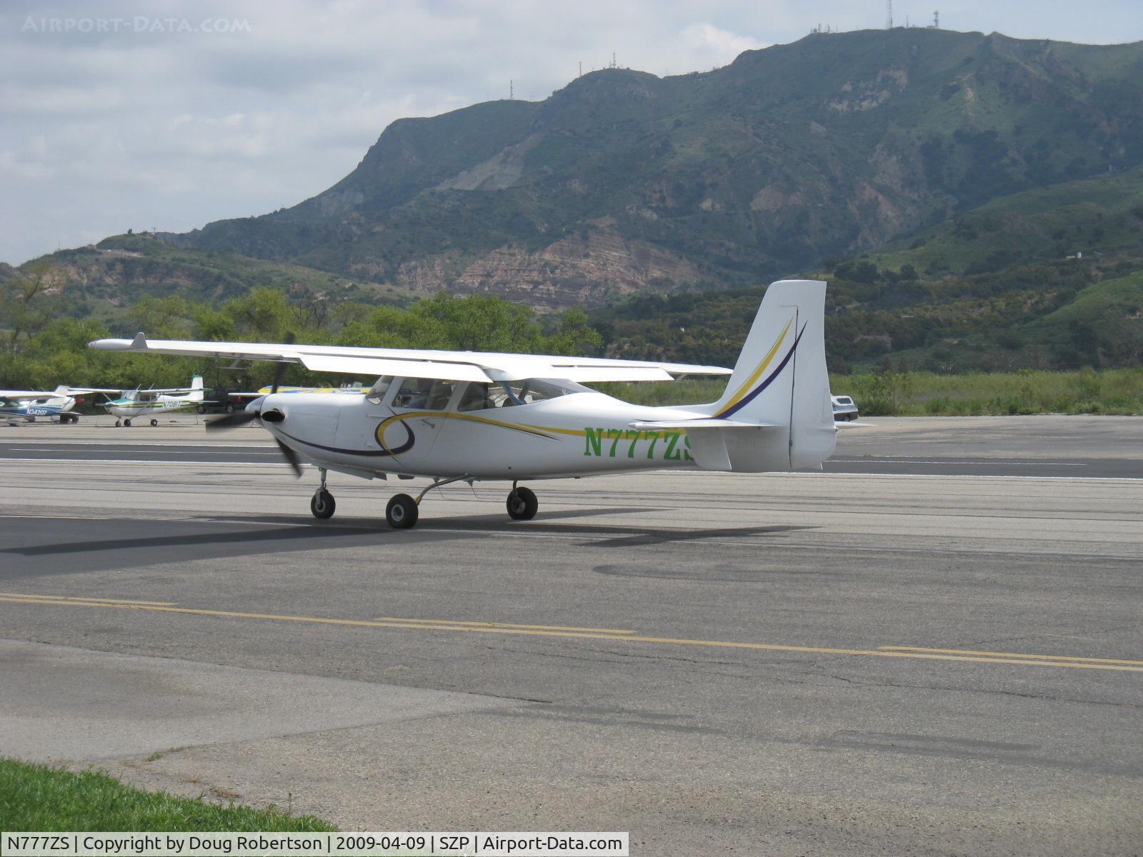 N777ZS, 2007 Hollmann Super Stallion C/N 030, 2007 Dierenfield HOLLMANN SUPER STALLION, Walter M601D 724 shp turboprop, taxi to Rwy 22